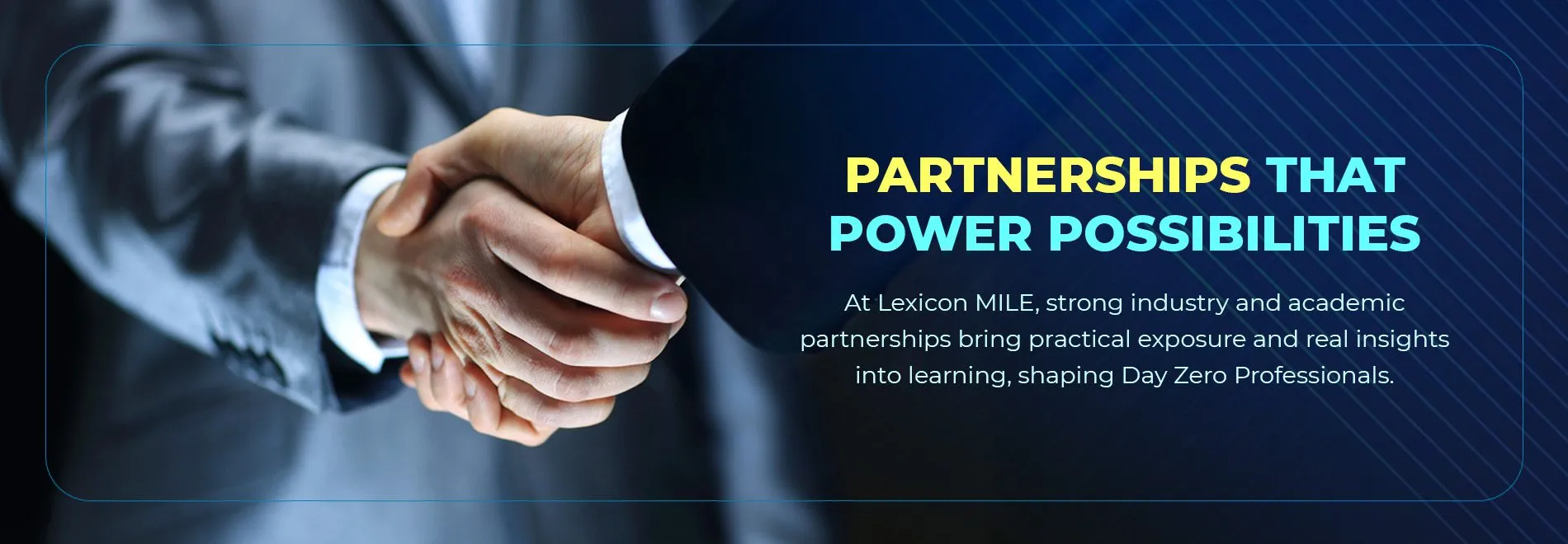 Lexicon MILE Strategic Partnerships Banner
